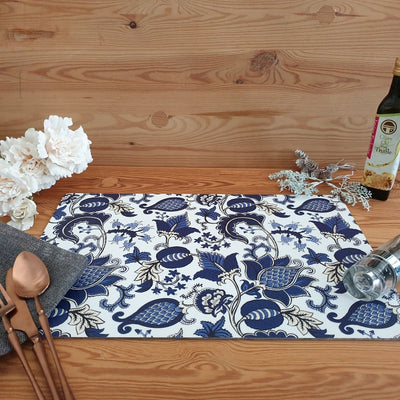 WIPE CLEAN TABLEMATS/PLACEMATS - BLUE ACORN