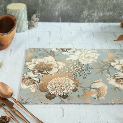 WIPE CLEAN TABLEMATS/PLACEMATS - SUMMER RAIN (Set of 8)