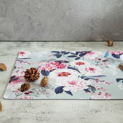 WIPE CLEAN TABLEMATS/PLACEMATS - DESERT ROSE MINT