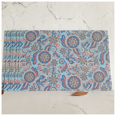 WIPE CLEAN TABLEMATS/PLACEMATS - BLUE MANDALA
