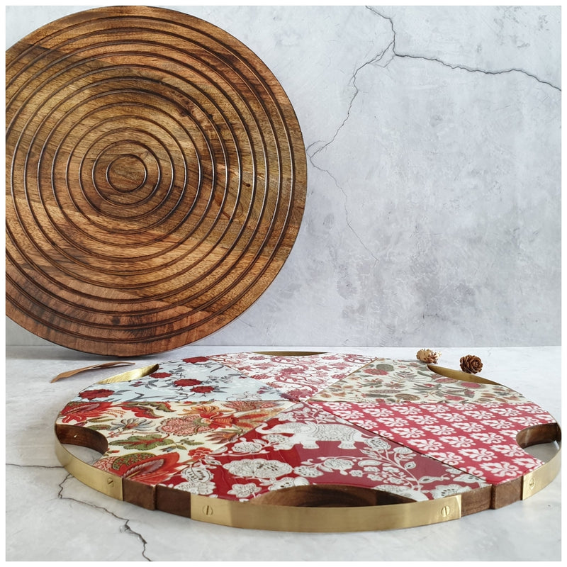 PIZZA/PIE WITH WOODEN BOARD - THE SCARLET COLLECTION