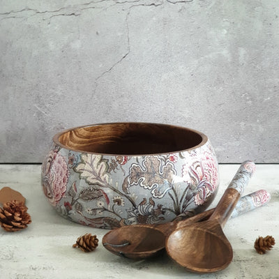 Salad Bowl - Large - Wooden Servers - Jaipur Collection