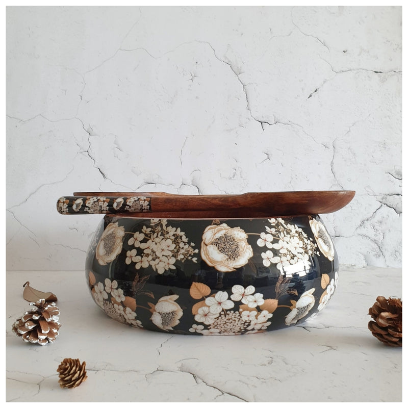 Salad Bowl - Large - Wooden Servers - Gold Dust