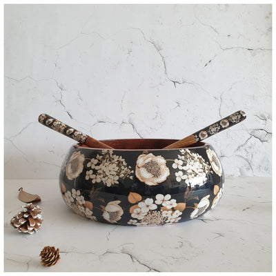 Salad Bowl - Large - Wooden Servers - Gold Dust