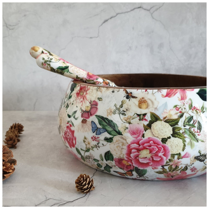 Salad Bowl - Large - Stainless Steel Servers - Alice in Wonderland