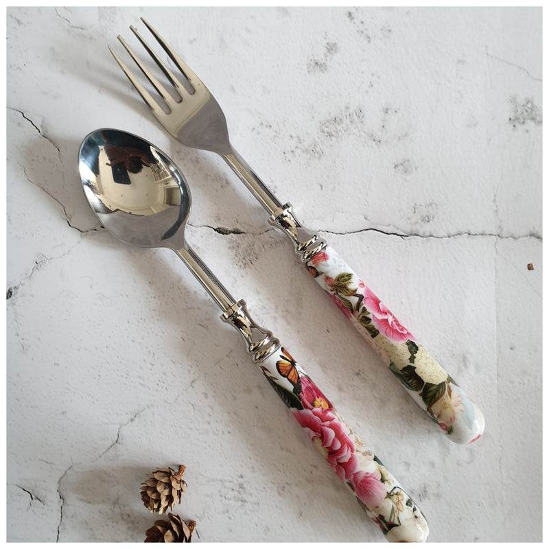 Salad Bowl - Medium - Stainless Steel Servers - Alice in Wonderland