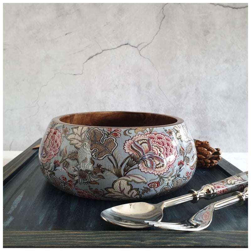 Salad Bowl - Medium - Stainless Steel Servers - Jaipur
