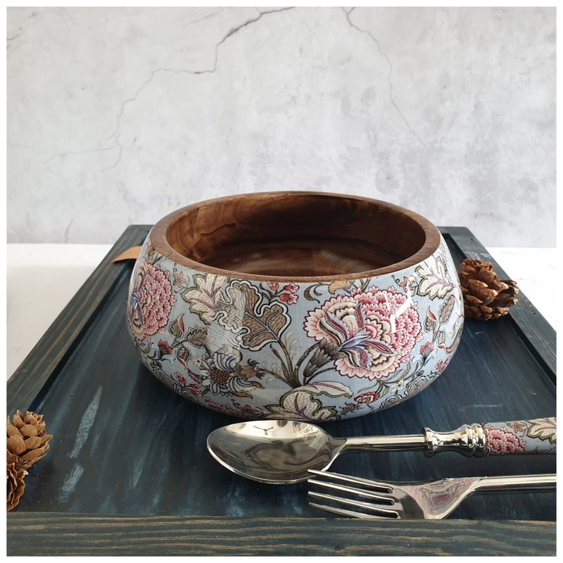 Salad Bowl - Medium - Stainless Steel Servers - Jaipur