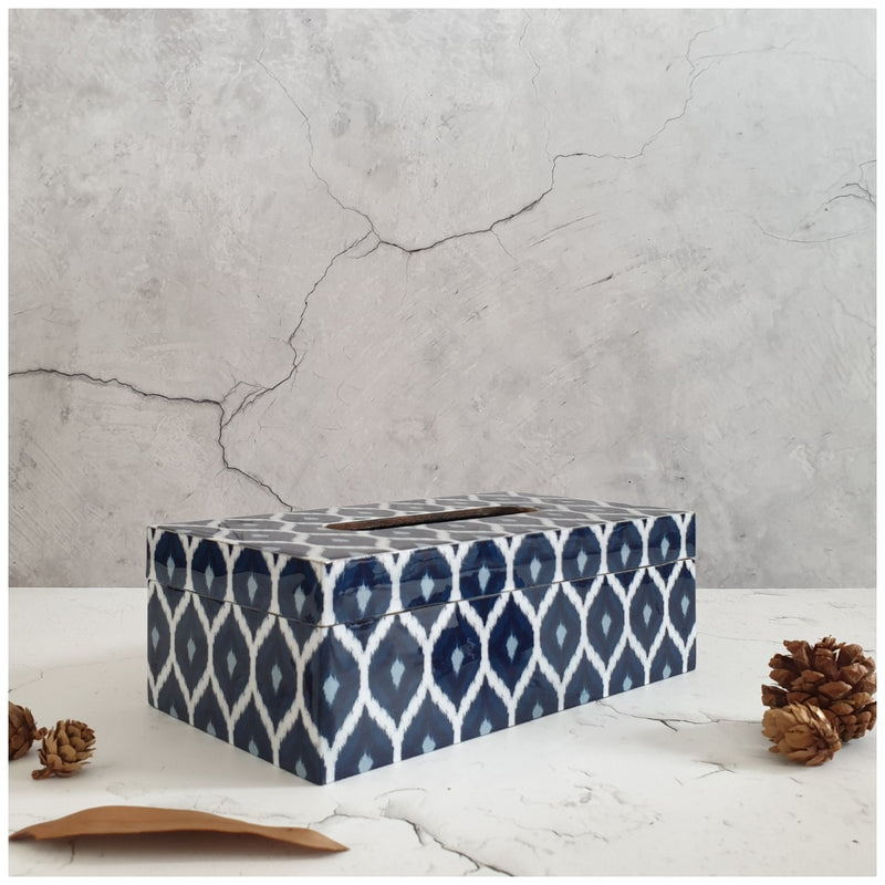 Tissue Box - Ikat