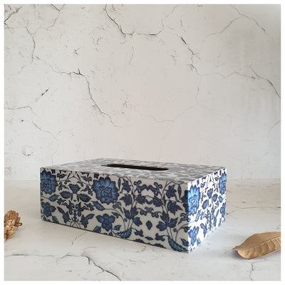 Tissue Box - Indigo Blue