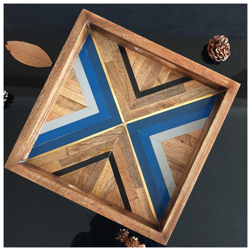 Serving Tray - Square - Blue Seas