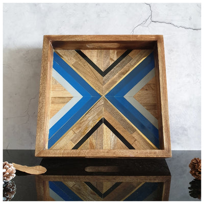 Serving Tray - Square - Blue Seas