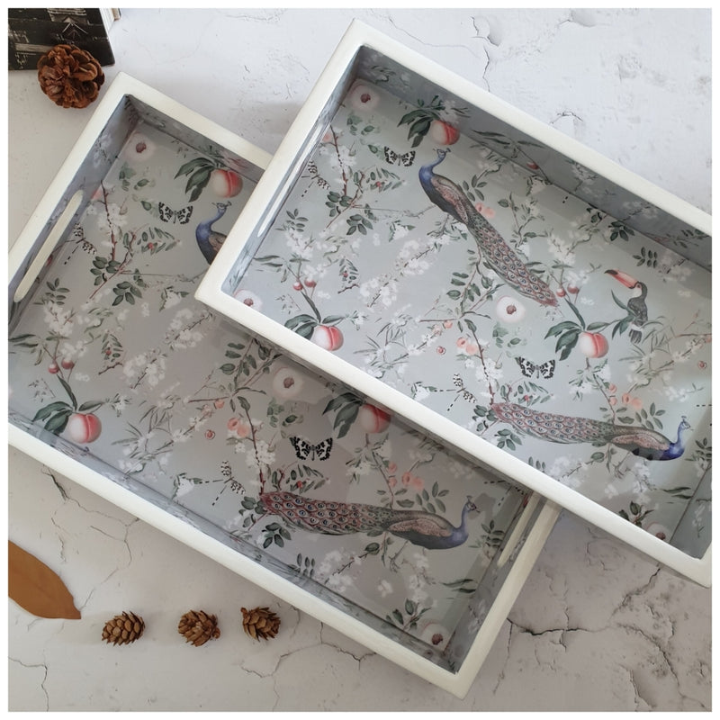 SERVING TRAY - RECTANGLE  - Set of 2 - Mayura