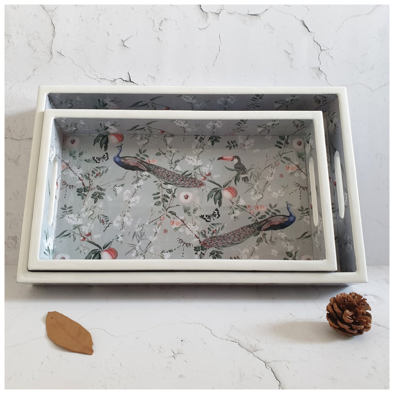 SERVING TRAY - RECTANGLE  - Set of 2 - Mayura