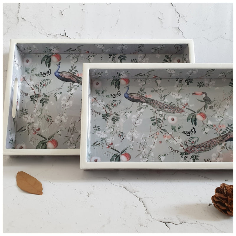 SERVING TRAY - RECTANGLE  - Set of 2 - Mayura