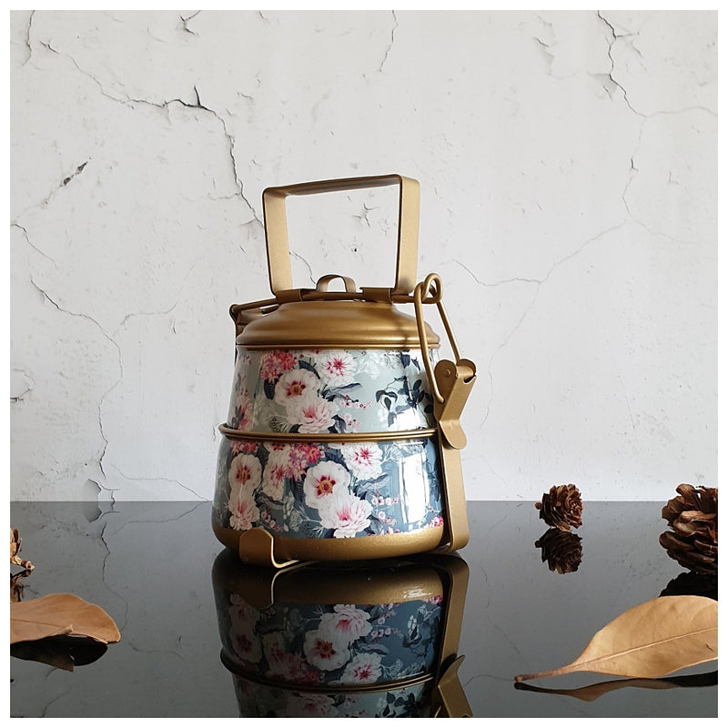 Tiffin (2 Tier) - Desert Rose