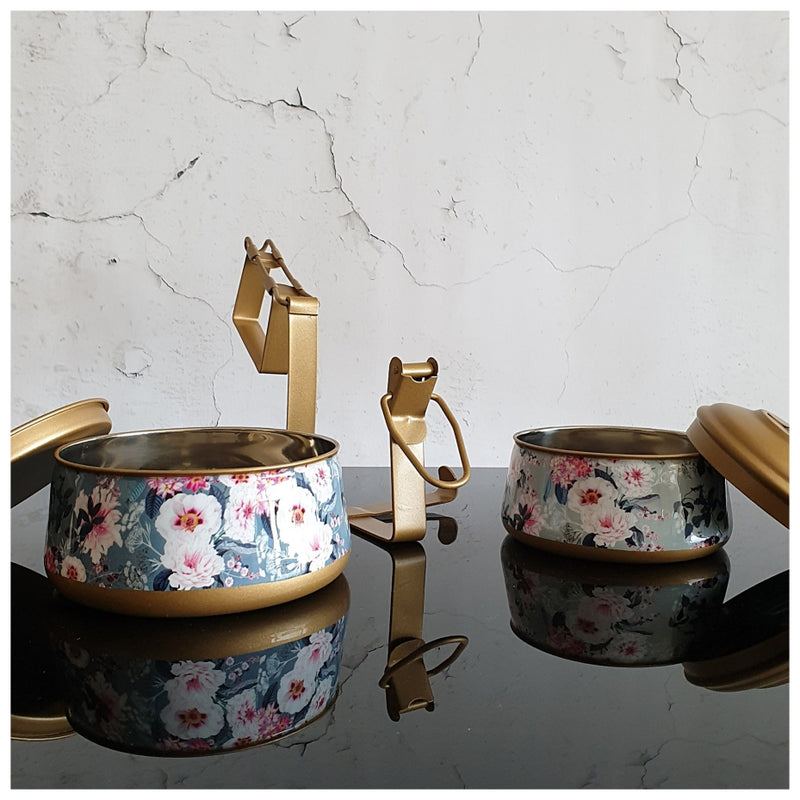 Tiffin (2 Tier) - Desert Rose