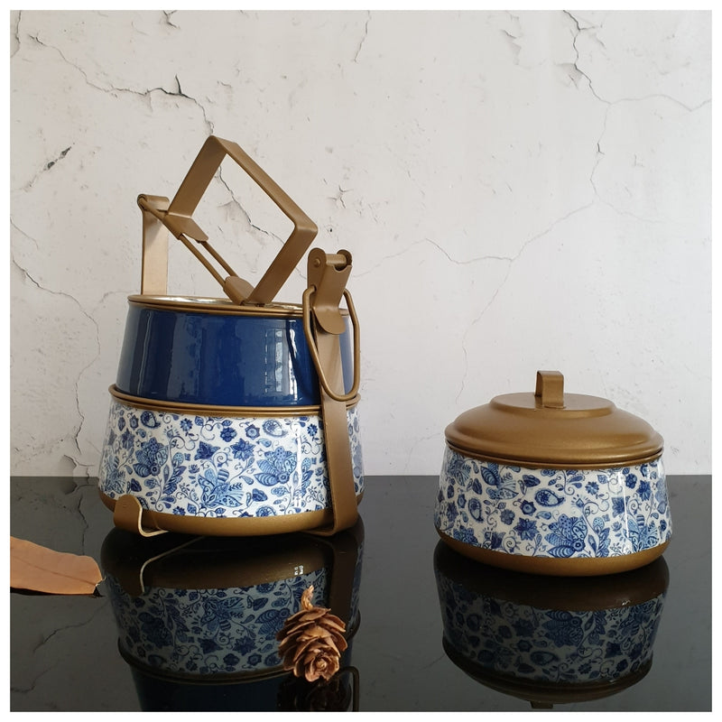 Tiffin (3 Tier) - Water Lily