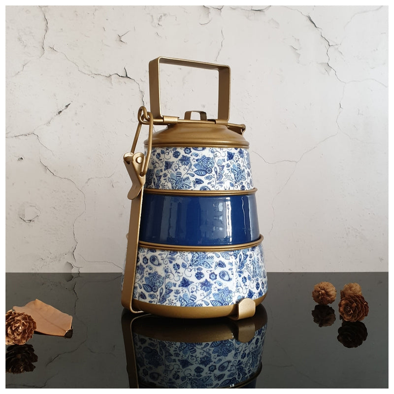 Tiffin (3 Tier) - Water Lily