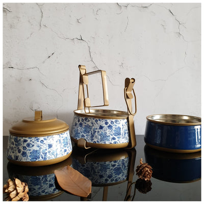 Tiffin (3 Tier) - Water Lily