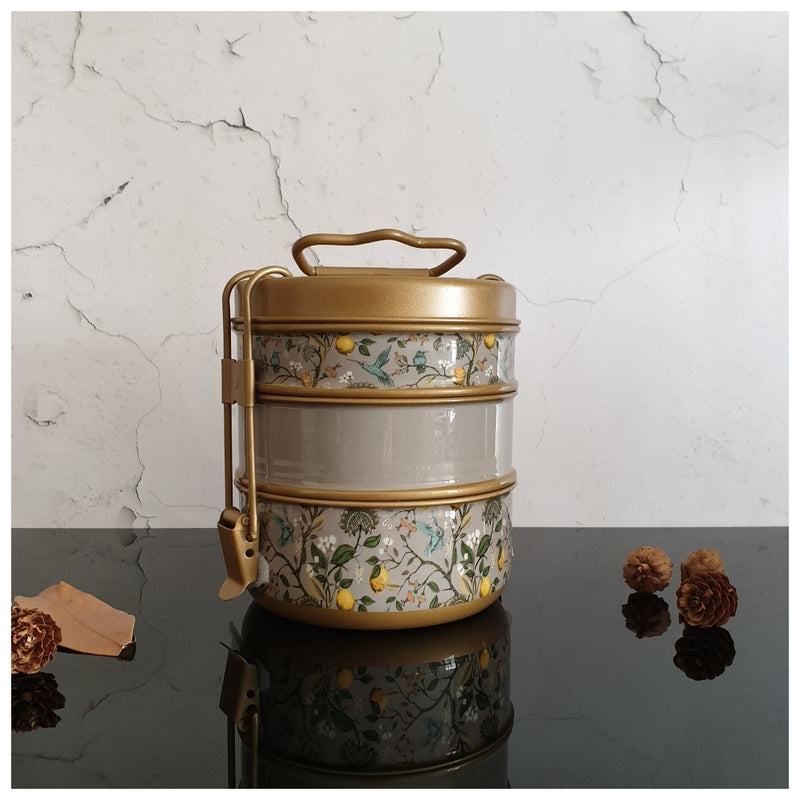 Tiffin (3 Tier Straight) - Humming Bird