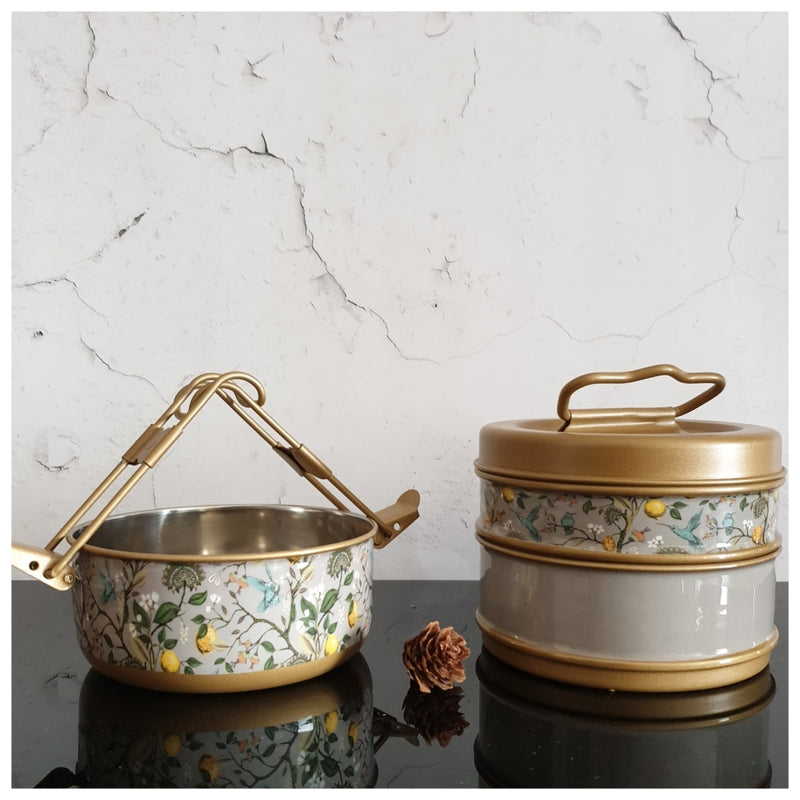 Tiffin (3 Tier Straight) - Humming Bird