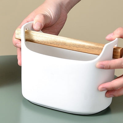 Ceramic - Cutlery Holder - White Sands
