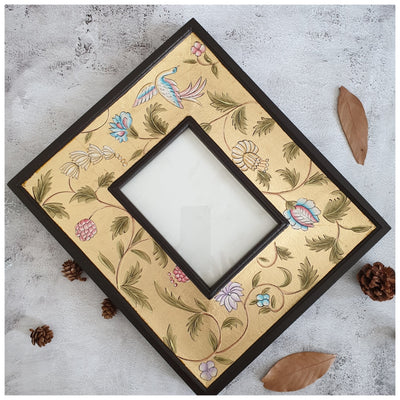 Photo Frame - Hand Painted - Golden Leaf