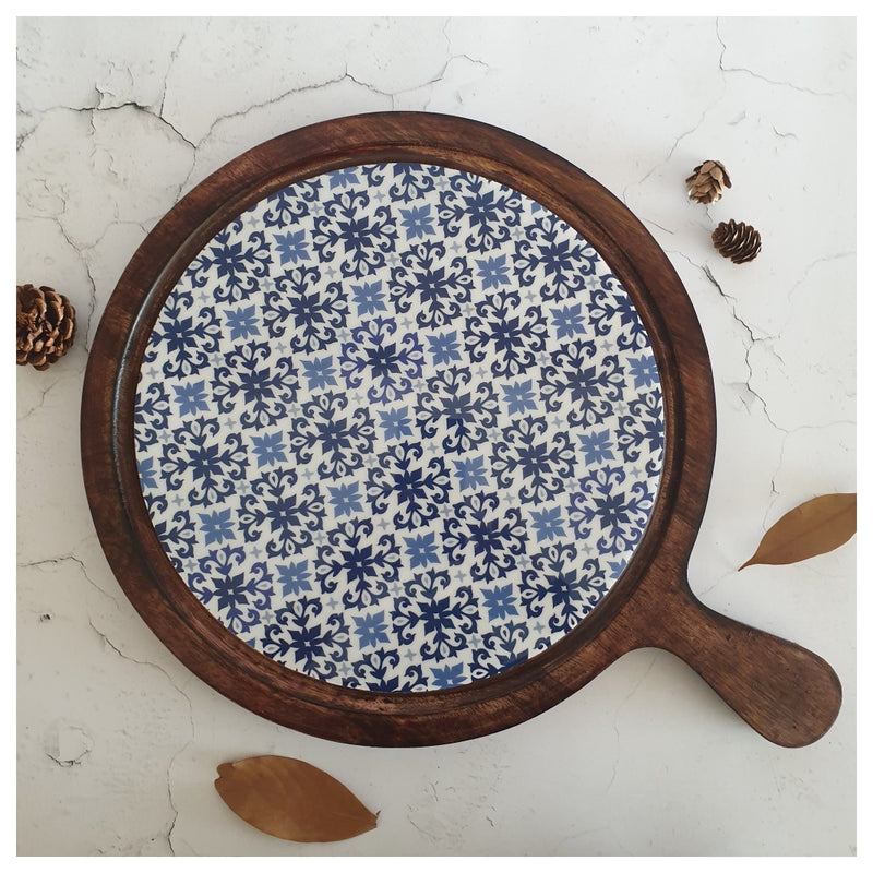 Pizza Pan - Large - Moroccan Floret