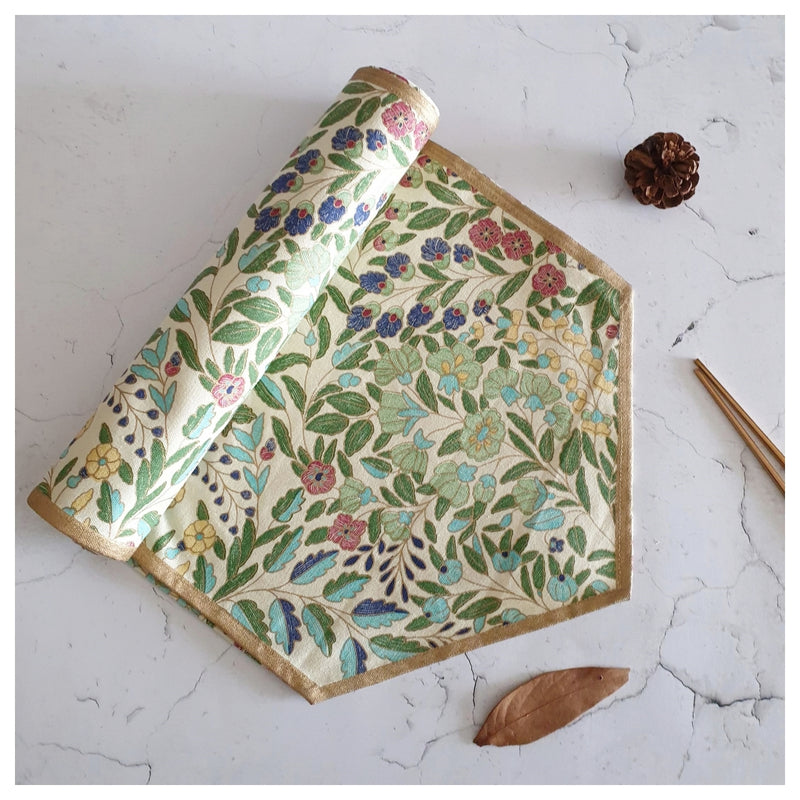 TABLE RUNNER IN COTTON - EDEN