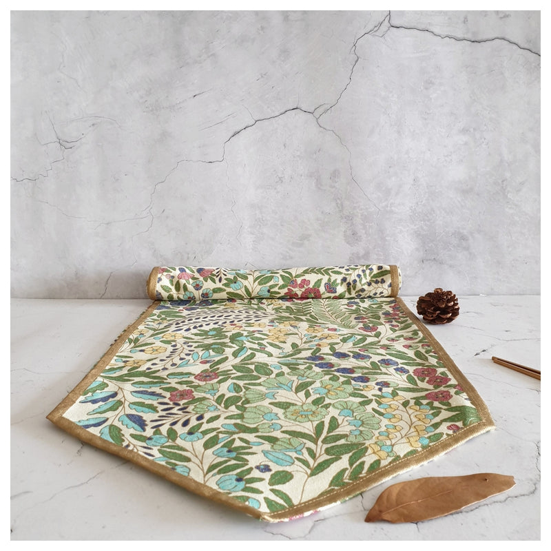 TABLE RUNNER IN COTTON - EDEN