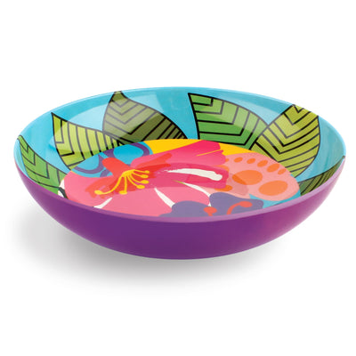 French Bull Salad Serving Bowl with 2 Servers - Oasis