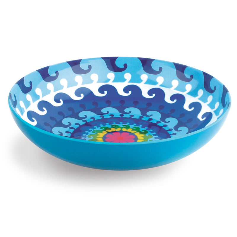 French Bull Salad Serving Bowl with 2 Servers - Sus