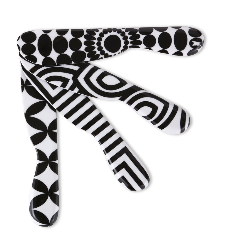 French Bull Spreader Set - Black and White