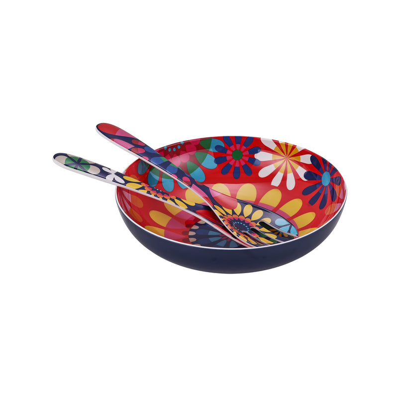 French Bull Salad Server Set - Festival