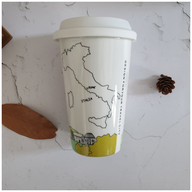 Travel Mug - Italy, Leaning Tower