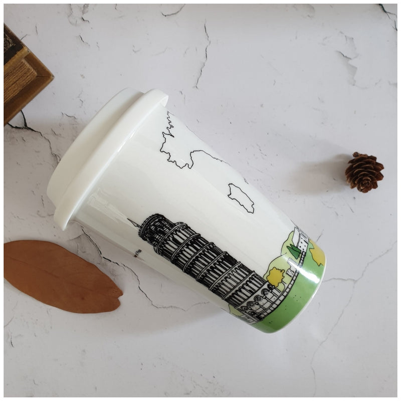 Travel Mug - Italy, Leaning Tower